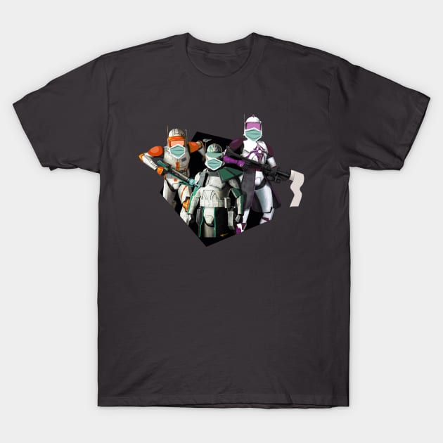 Cautious Troopers T-Shirt by Cepepasart